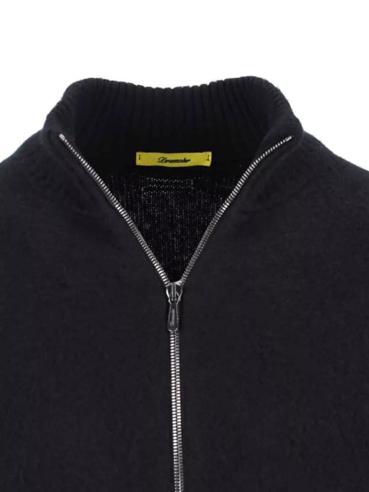 Drumohr High Collar Knitwear Side Pocket