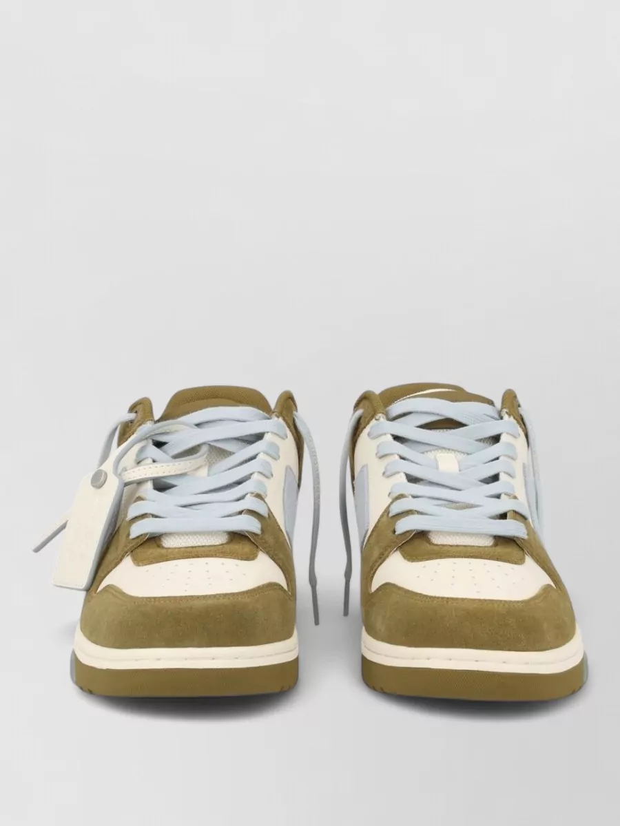 Off-White leather low-top sneakers