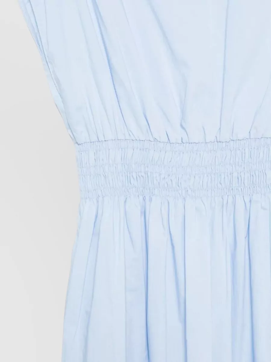 Roberto Collina Cotton Elasticated-Waist Midi Dress