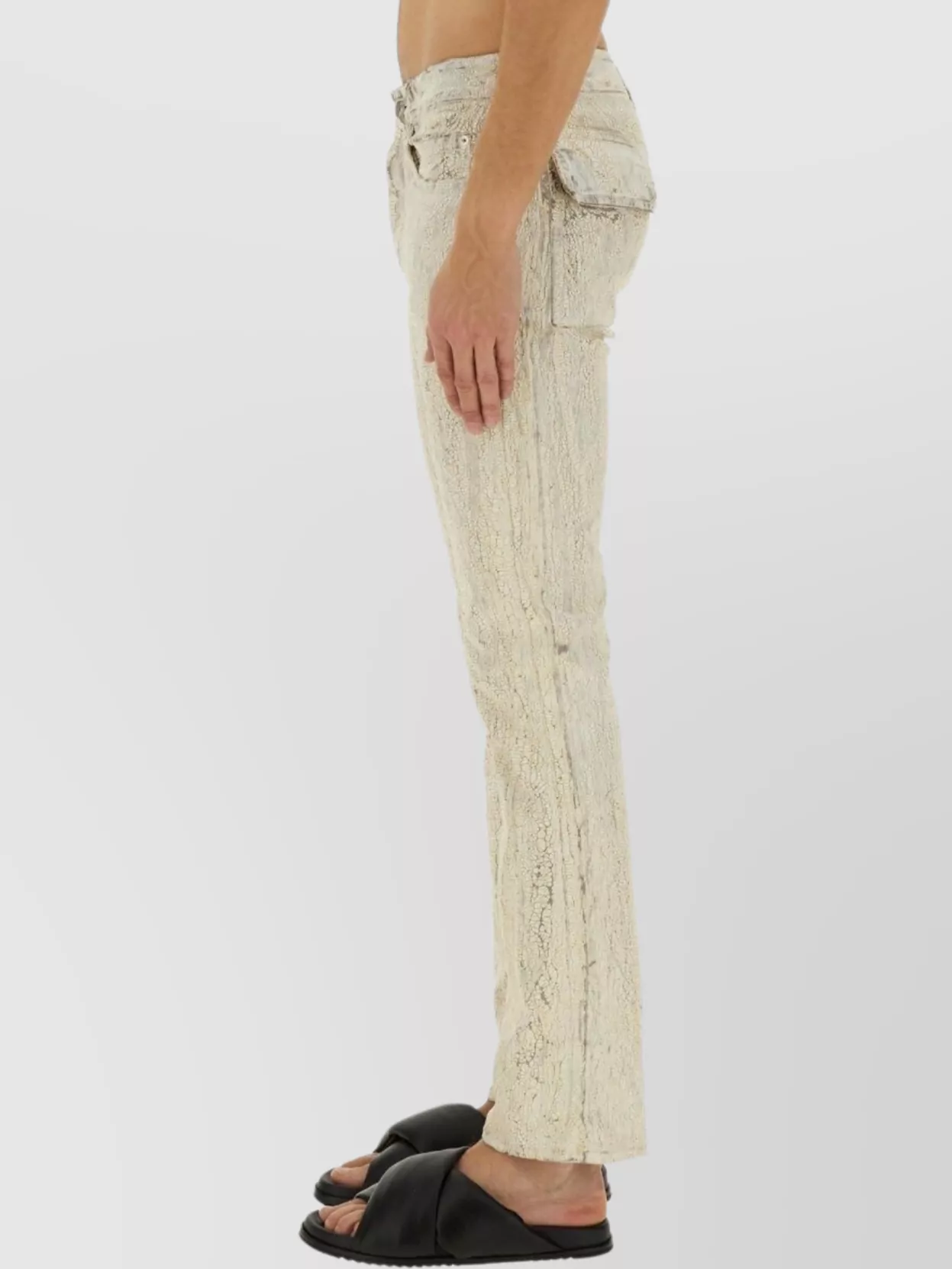 Rick Owens Textured Fabric Utility Trousers