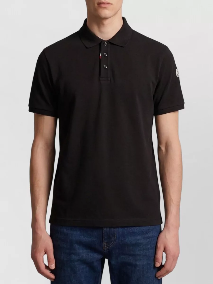 Moncler cotton piqué regular-fit polo shirt
