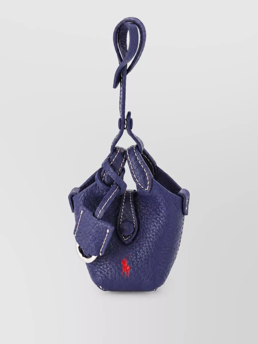 Ralph Lauren leather bag charm