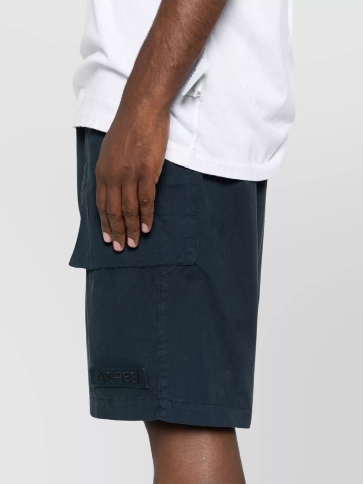 Aspesi Knee Length Shorts Elastic Waistband