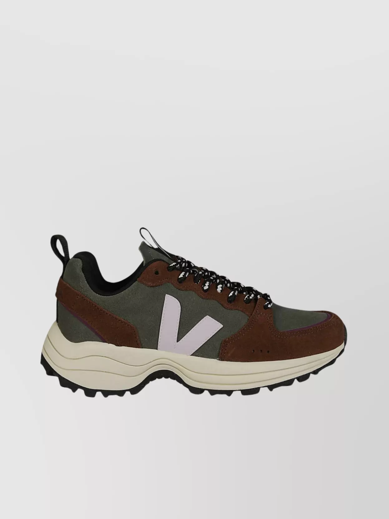 Shop Veja Suede Panel Chunky Sole Sneakers