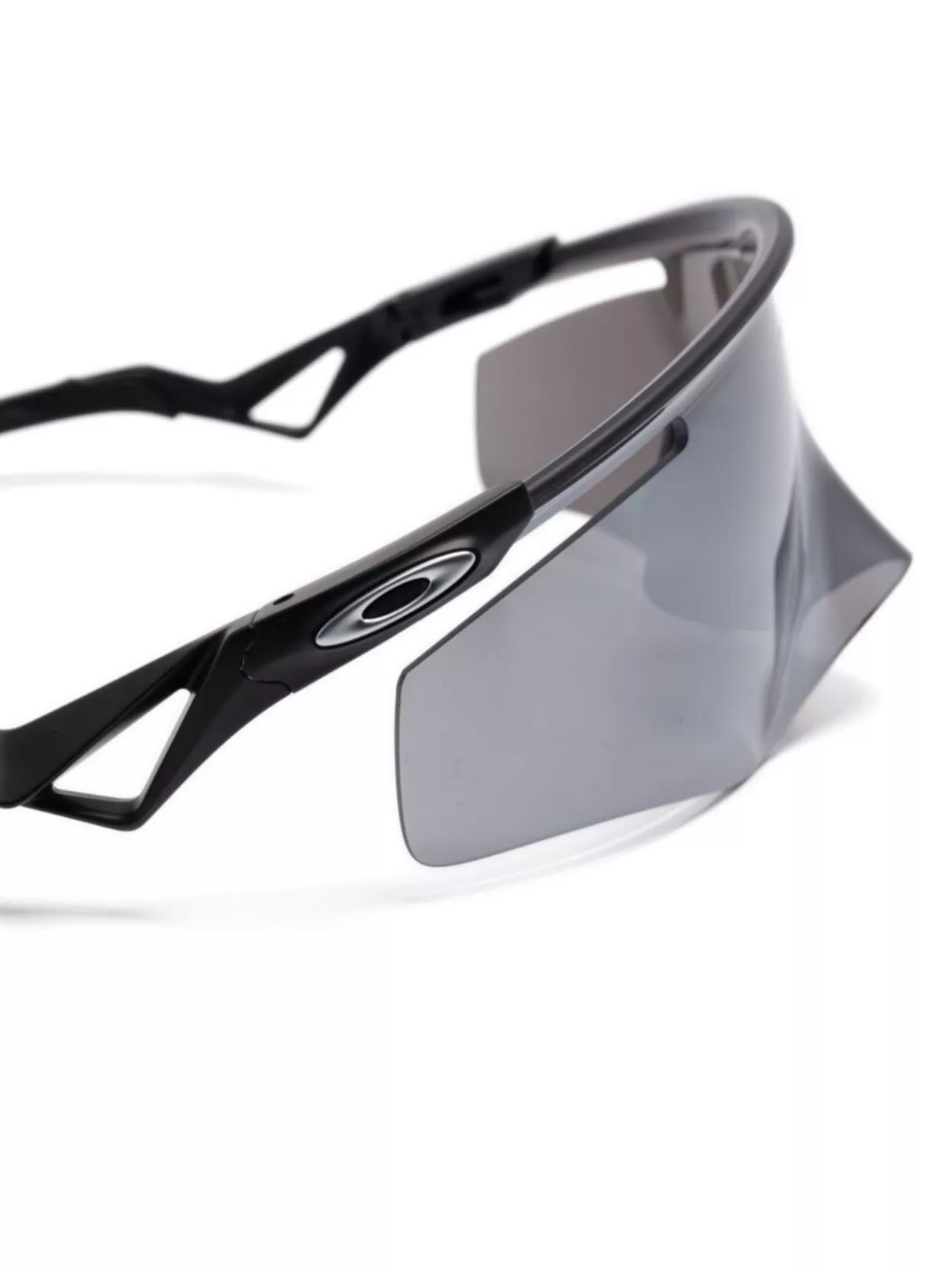 Oakley Sunglasses With Curved Temples And Protective Case