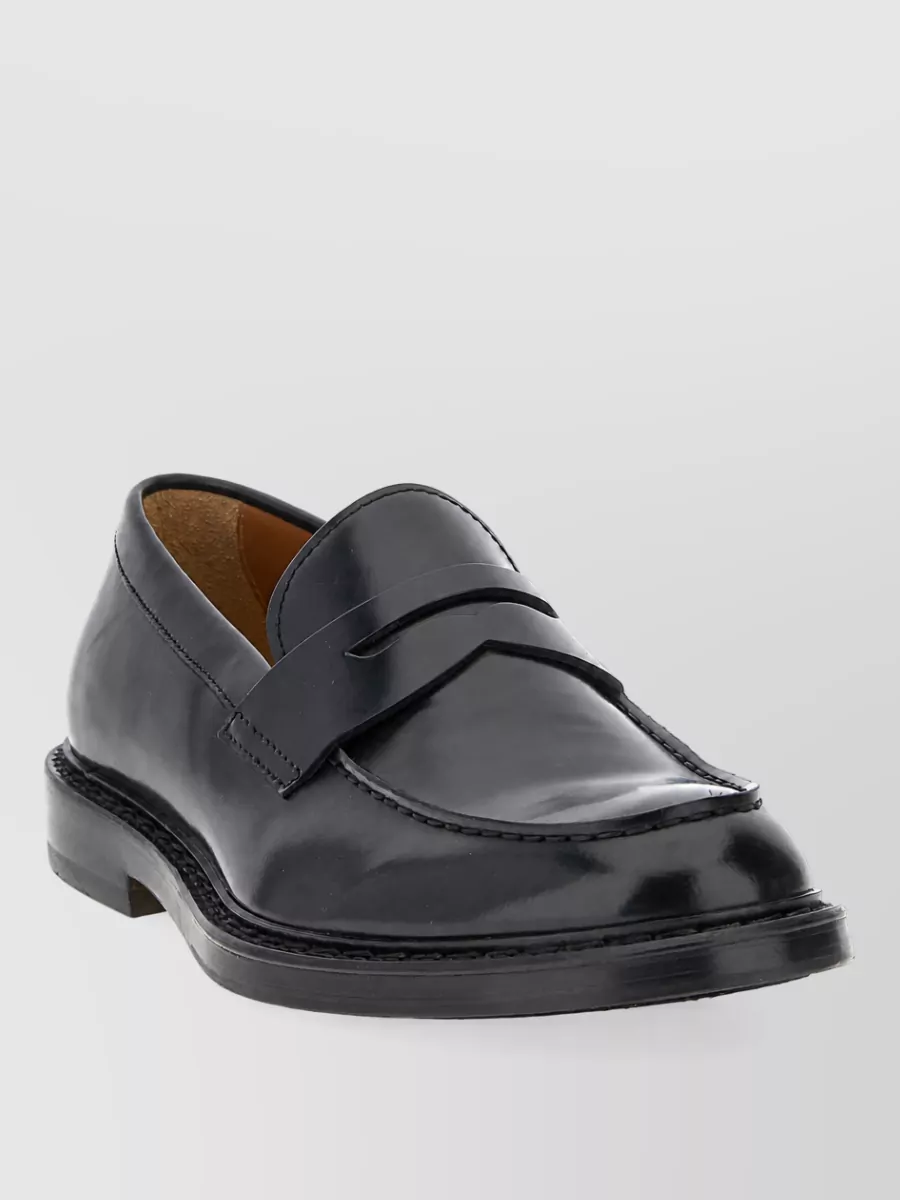 Doucal's leather penny loafers