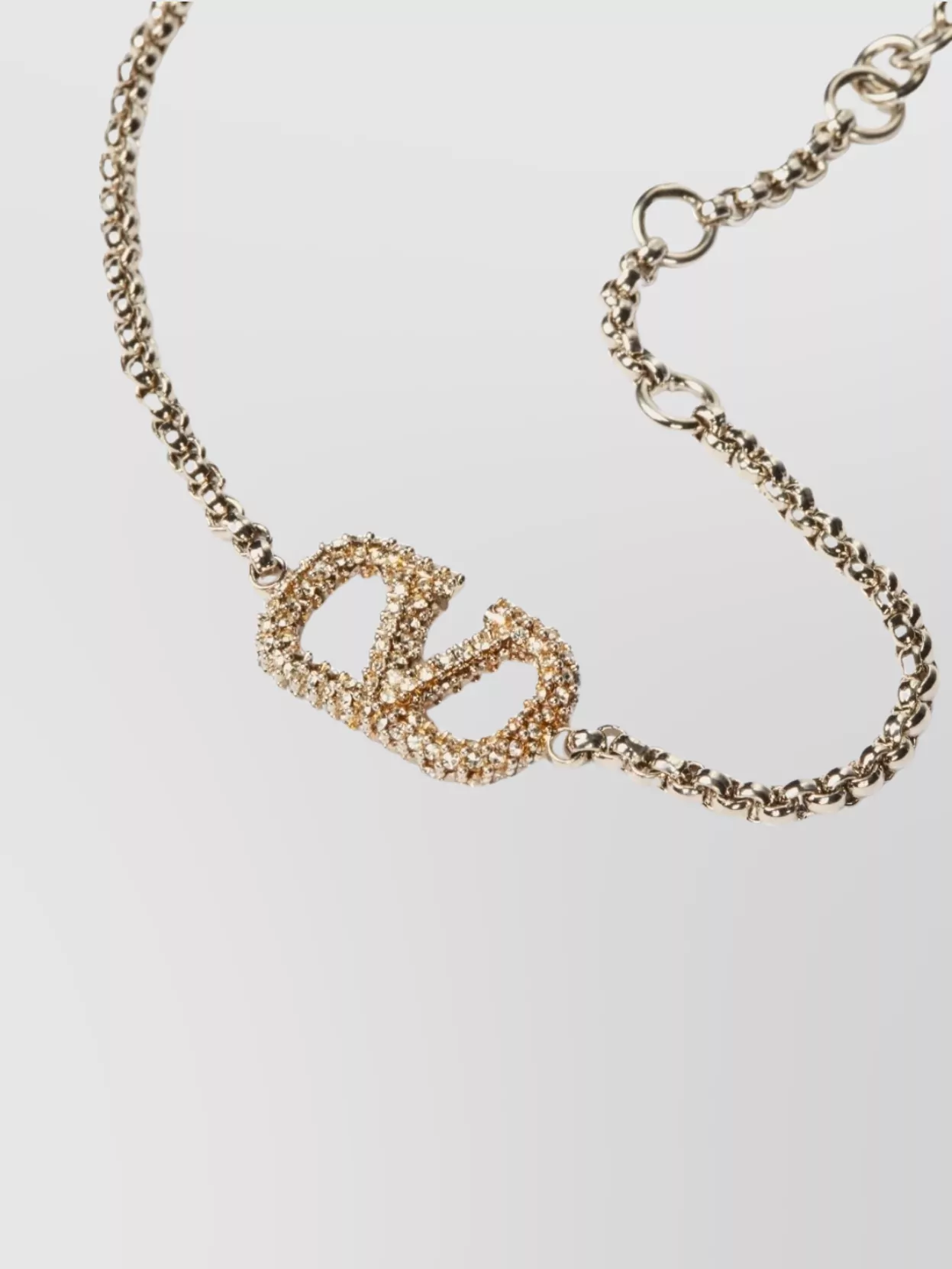 Valentino Garavani Logo Signature Chain Bracelet
