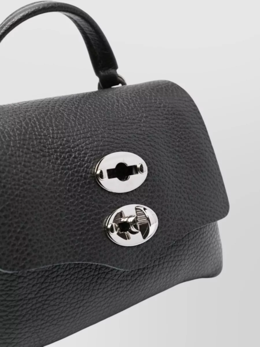 Zanellato Leather Studded Mini Shoulder Bag