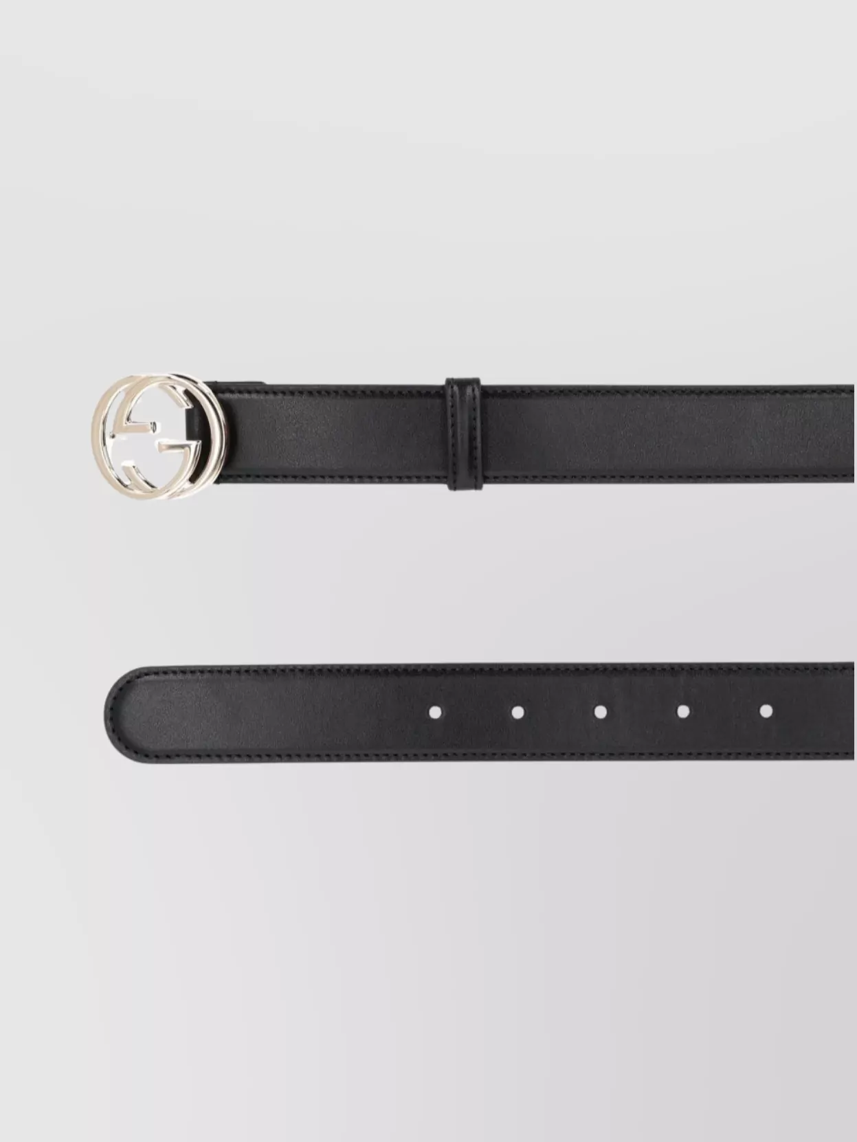 Gucci Adjustable Metal Buckle Cross Belt