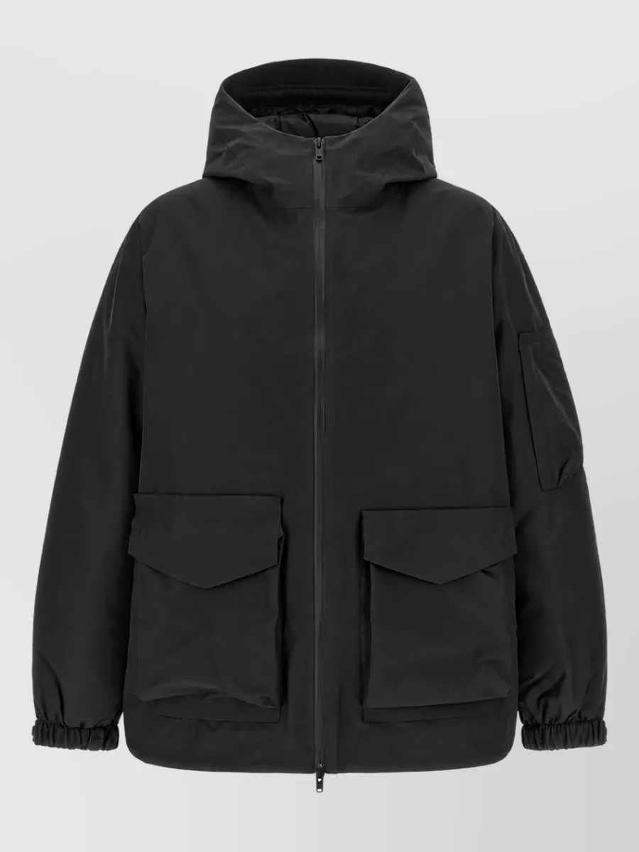 Y-3 down hooded puffer jacket