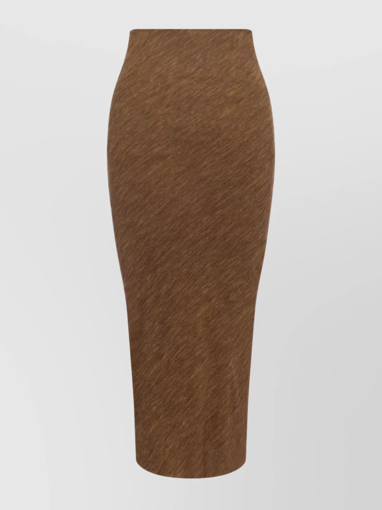 Philosophy Di Lorenzo Serafini Printed Stretch Tulle Pencil Skirt In Brown