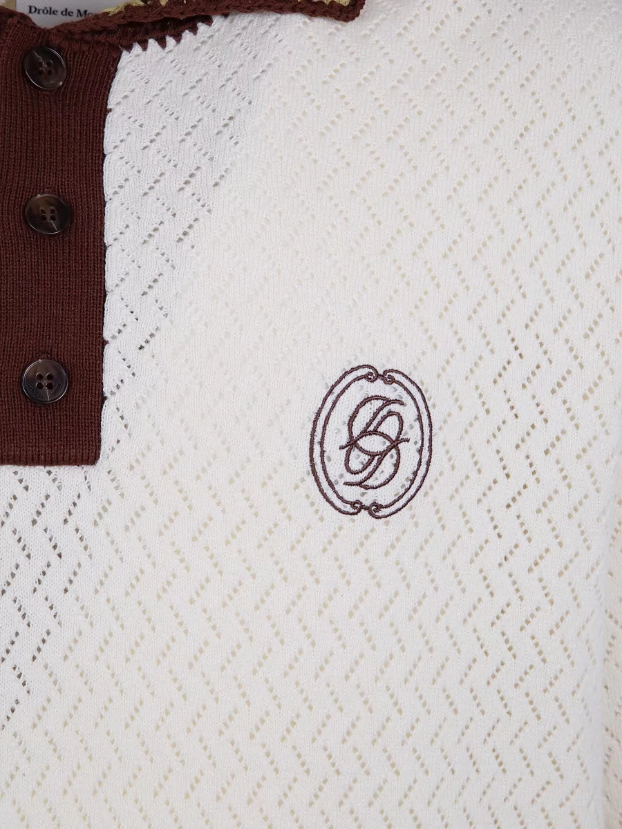 Drôle De Monsieur Cotton Polo Shirt