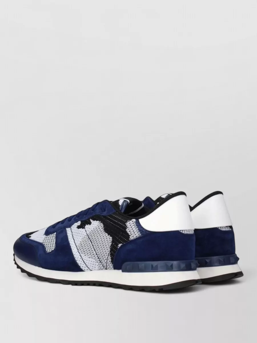 Valentino Garavani Paneled Low-Top Sneakers