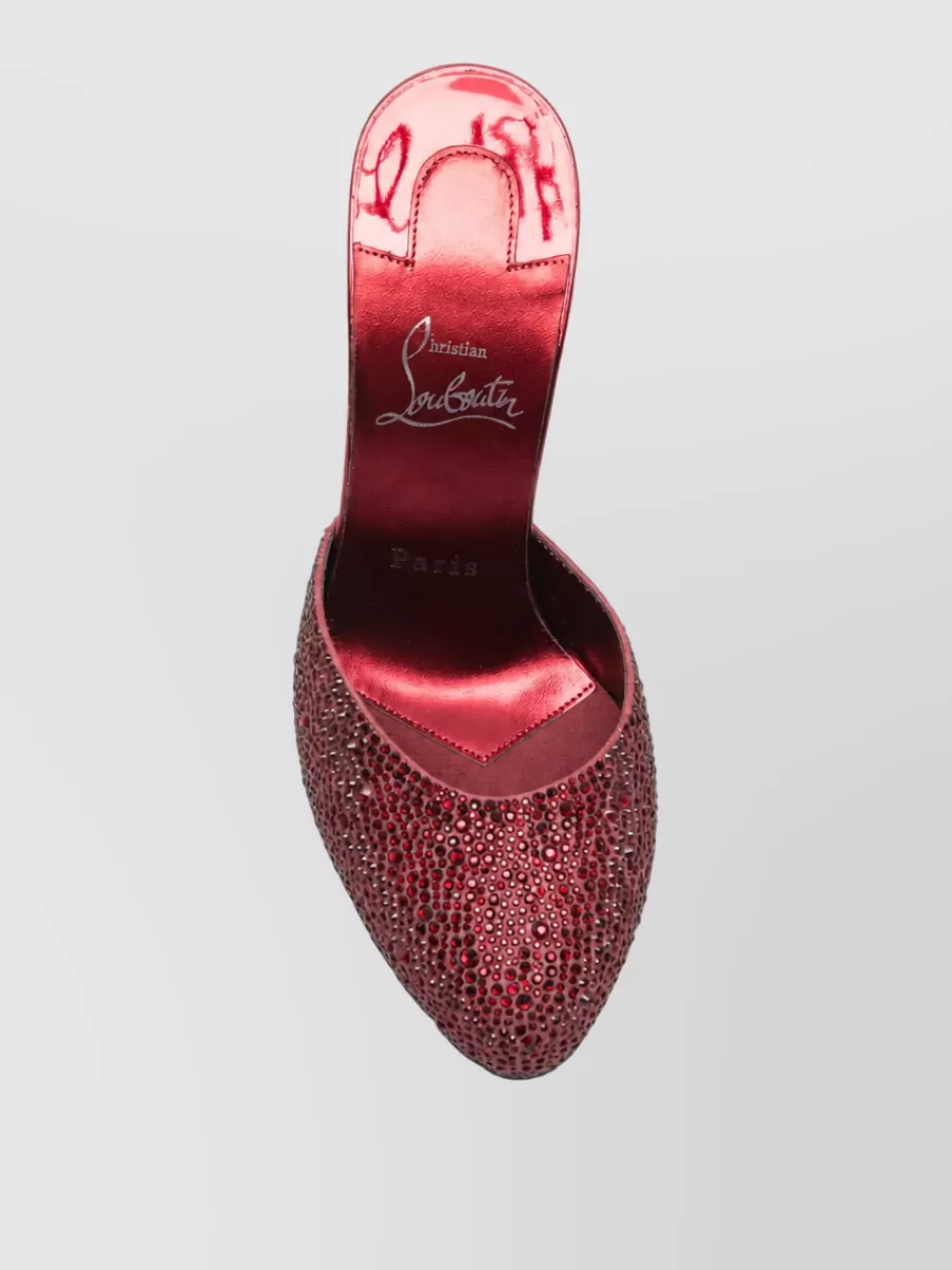 Christian Louboutin Suede Leather Mules