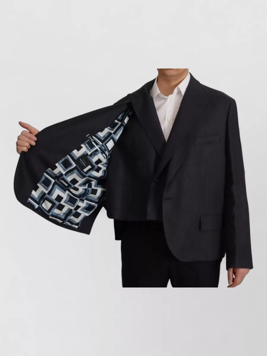 Dolce&Gabbana Linen double-breasted blazer