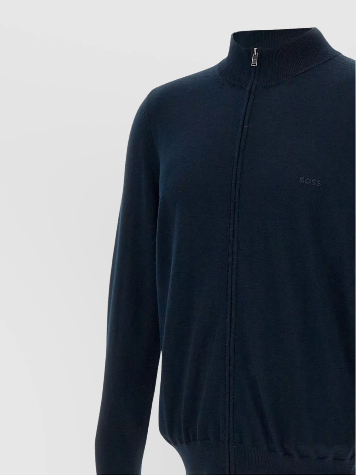 Boss 'High Collar Wool Pullover'