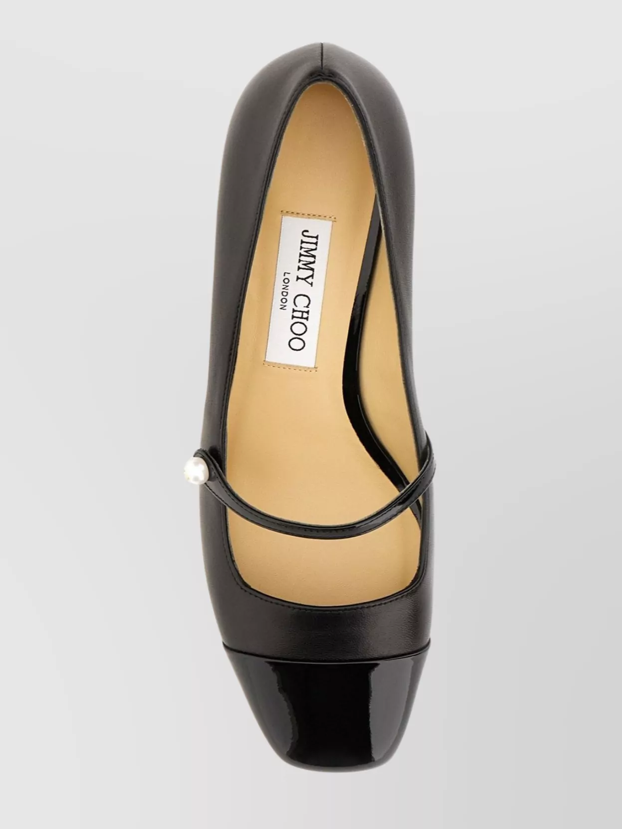 Jimmy Choo Nappa Leather Elisa Ballerinas Squared Toe