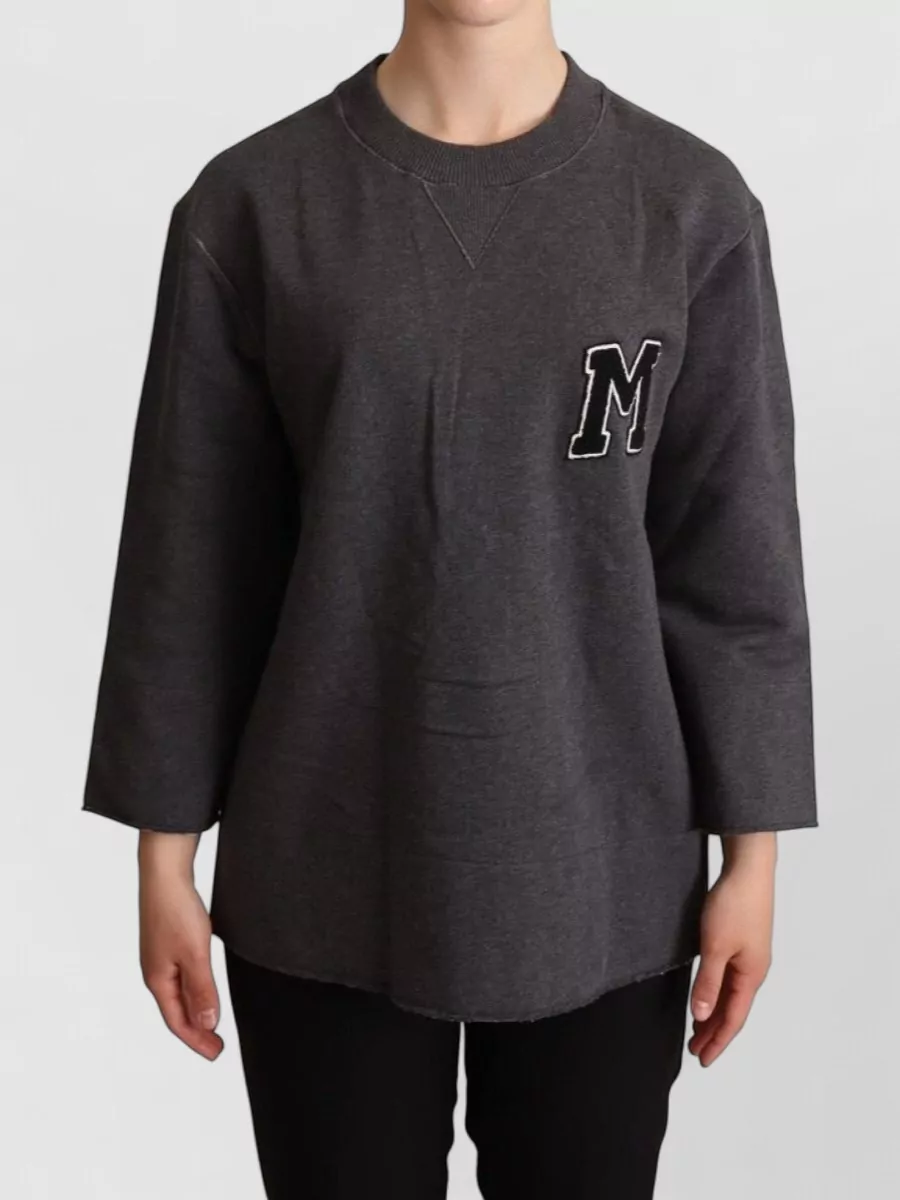 Dolce&Gabbana embroidered cotton relaxed-fit sweatshirt