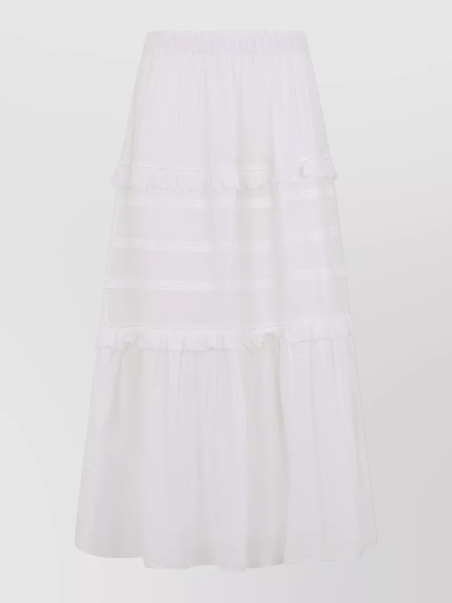 Isabel Marant Etoile Cotton Blend Maxi Full Skirt
