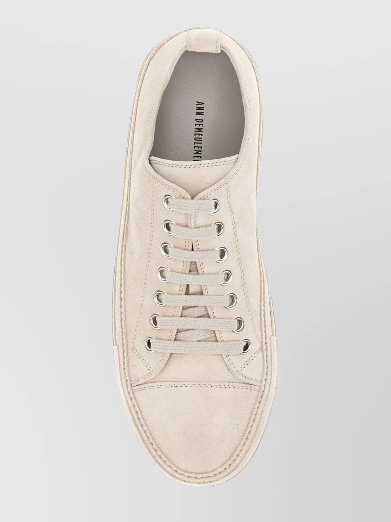 Ann Demeulemeester Gert Round Toe Suede Sneakers