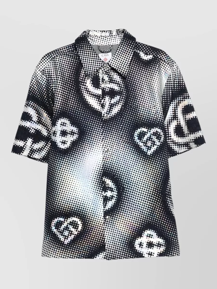 Casablanca denim monogram shirt