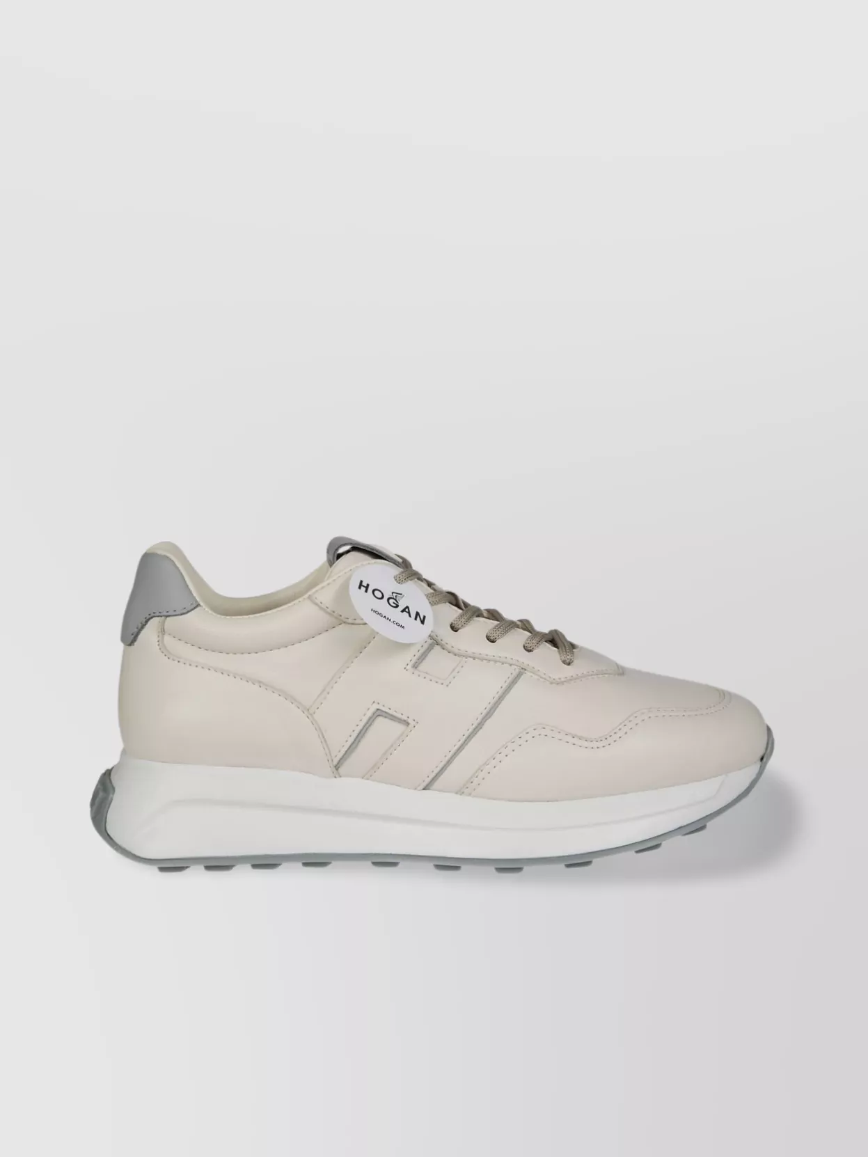 Hogan Heel Tab Round Toe Sneakers