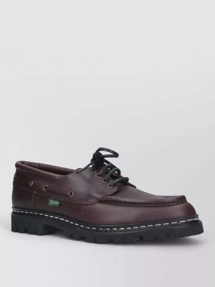 Paraboot Leather Boat Shoes