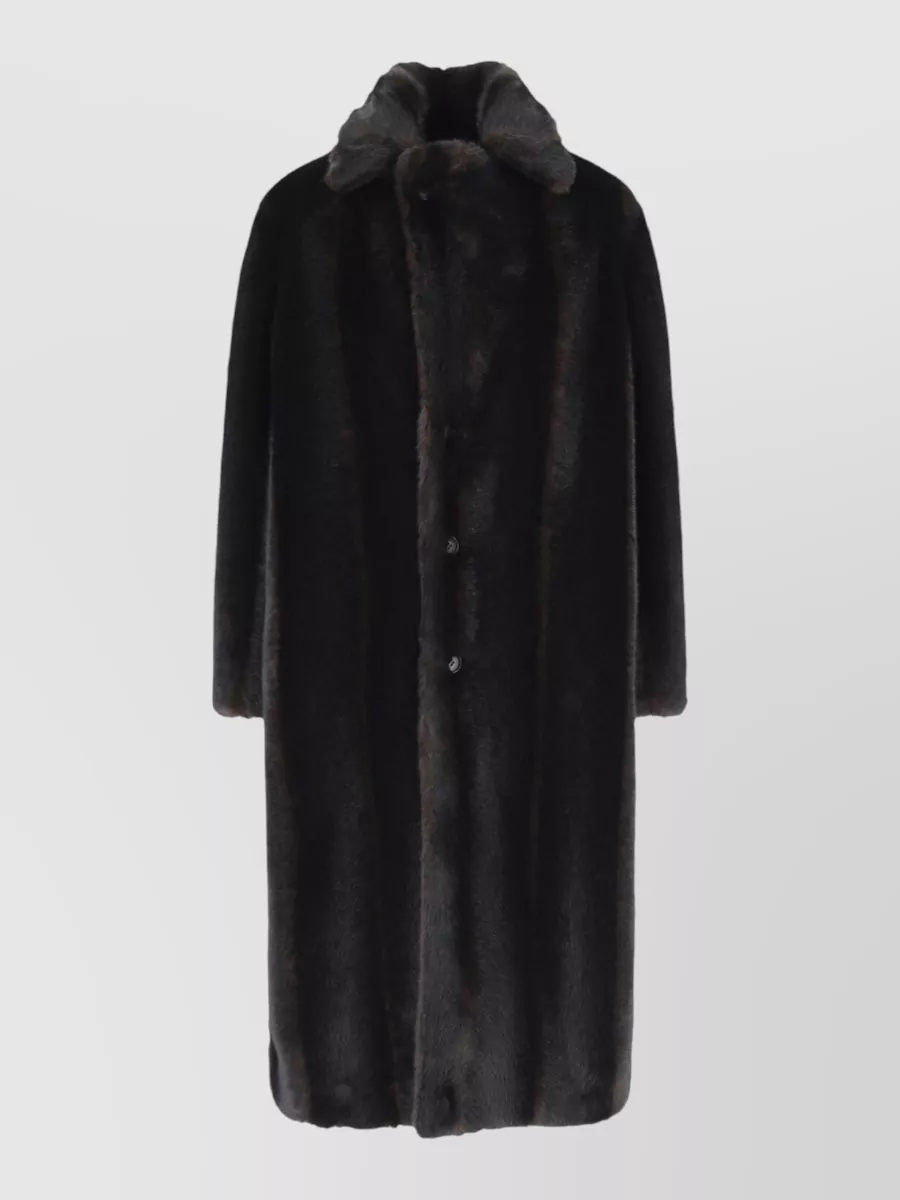 Mm6 Maison Margiela faux fur coat