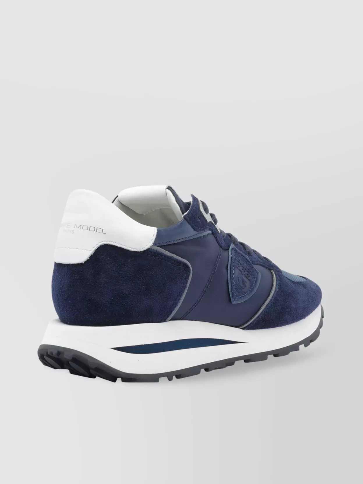 Philippe Model Low Top Sneakers Suede Panels