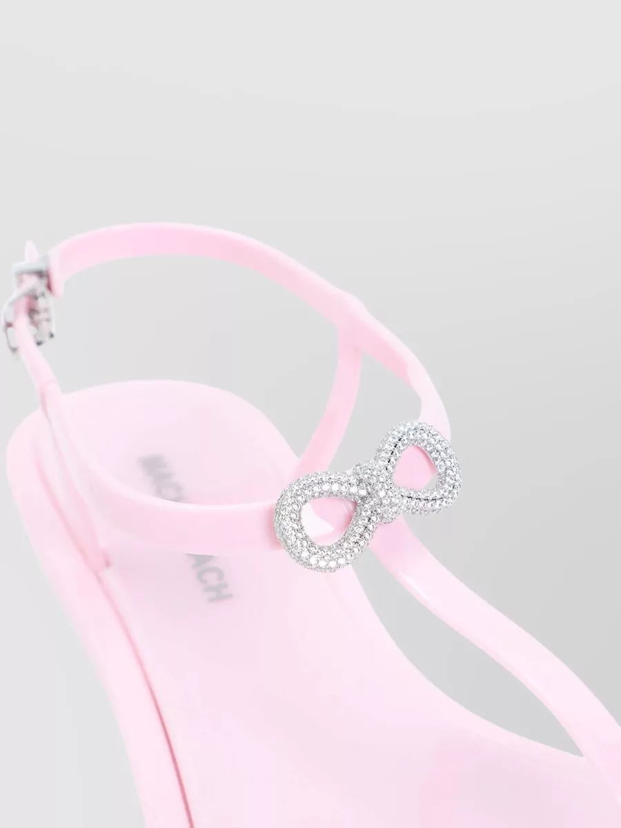 Mach & Mach Crystal-Embellished Thong Sandals