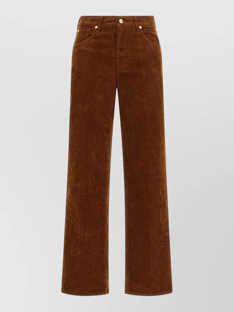7 For All Mankind corduroy straight-leg pants