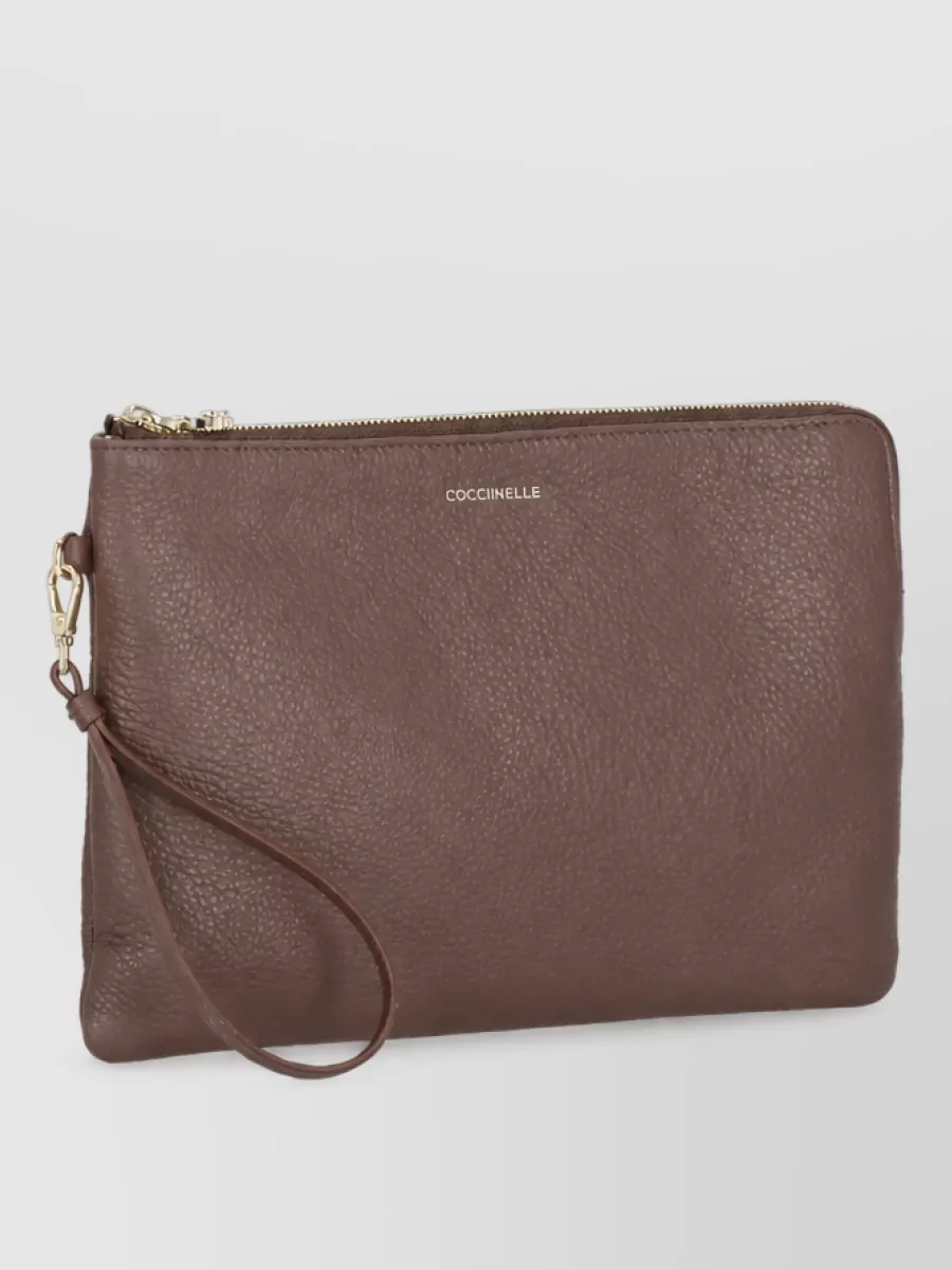Coccinelle leather clutch bag