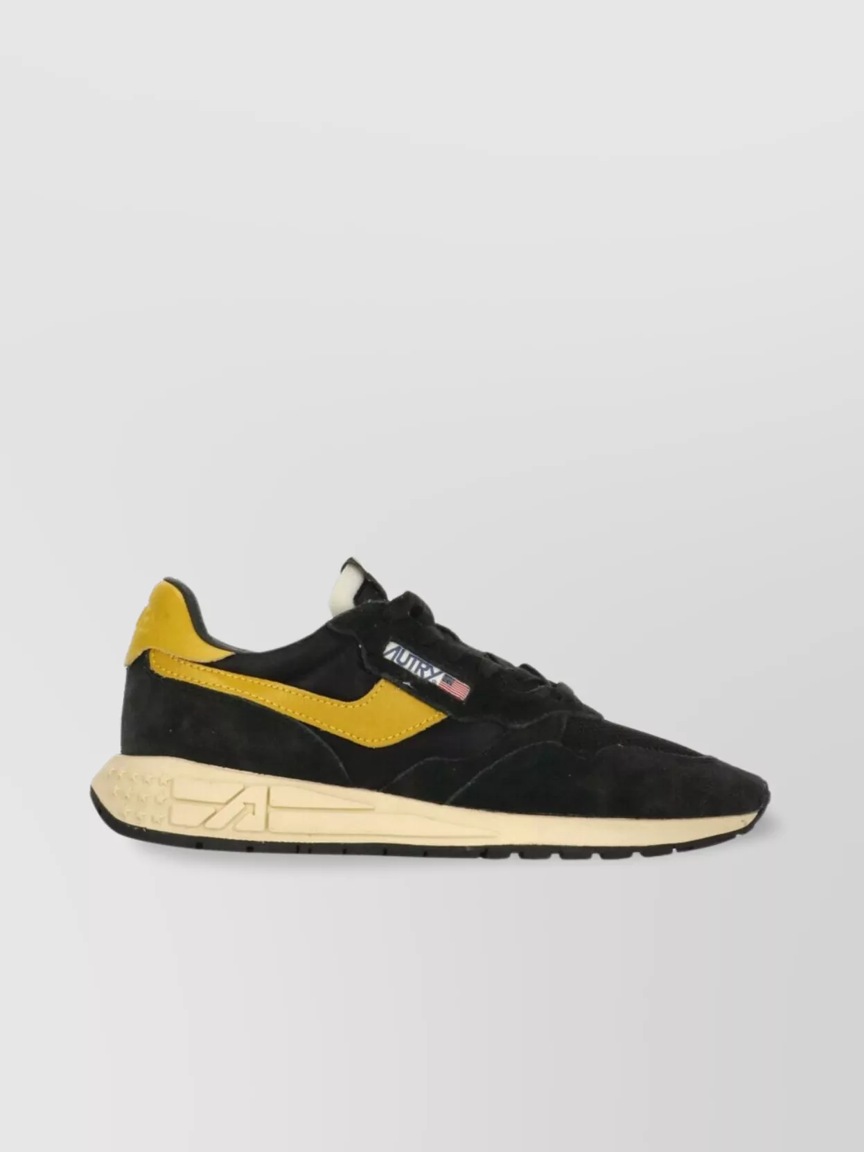Autry Low Top Leather Sneakers With Lettering Detail