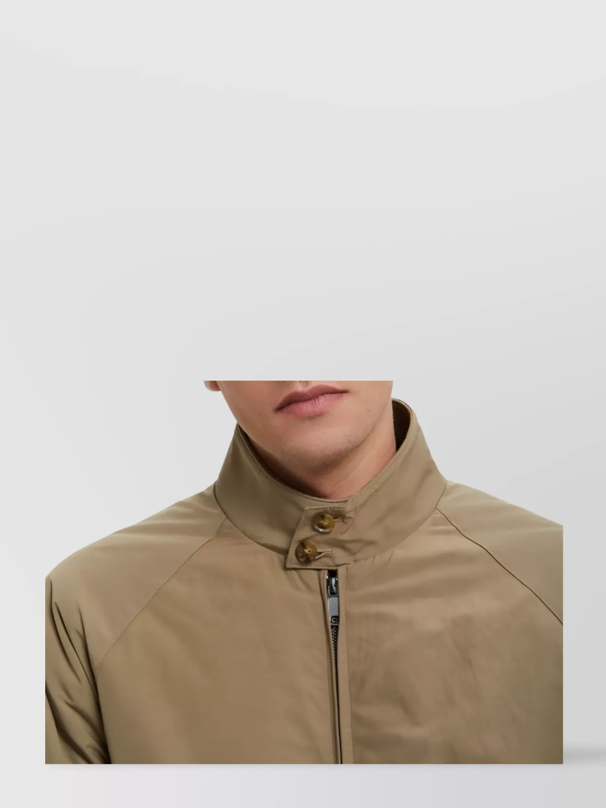 Baracuta Thermal Padded Jacket Ribbed Cuffs In Brown