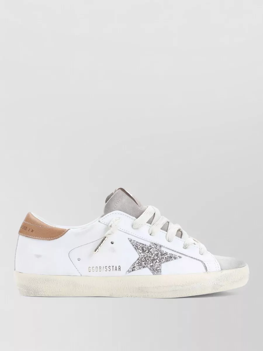 Golden Goose Leather Low-Top Sneakers