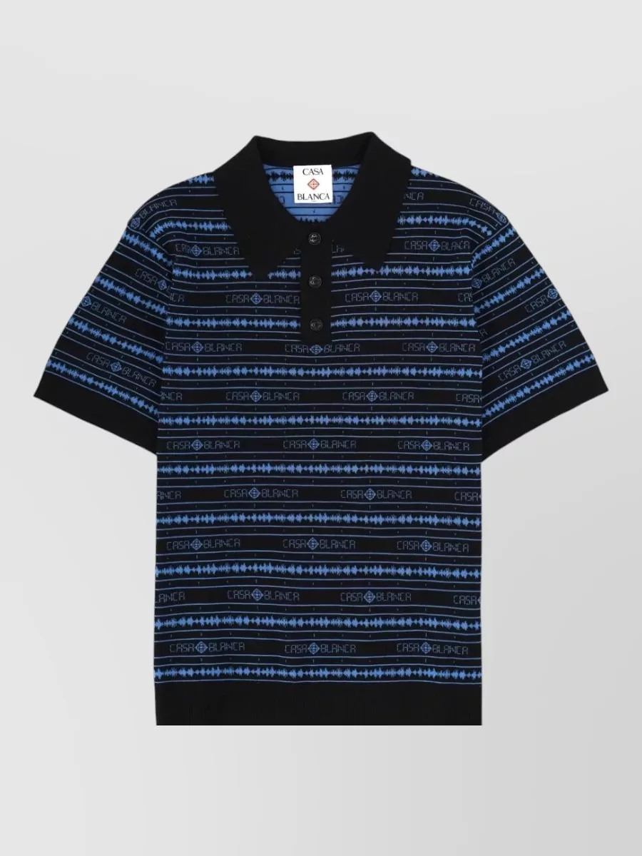 Casablanca wool polo shirt