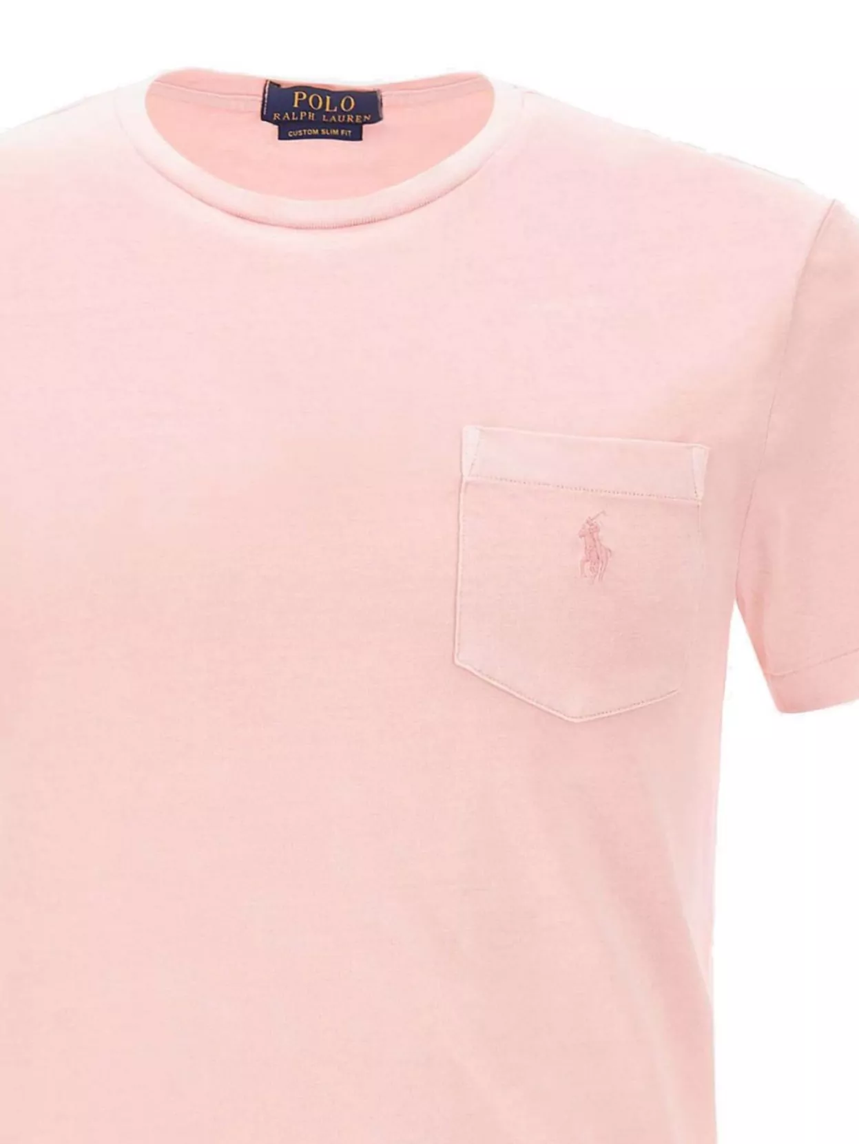 Ralph Lauren Logo Crew Neck T-Shirt With Chest Pocket
