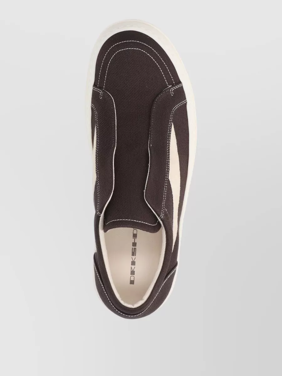 Rick Owens Drkshdw Canvas Slip-On Sneakers