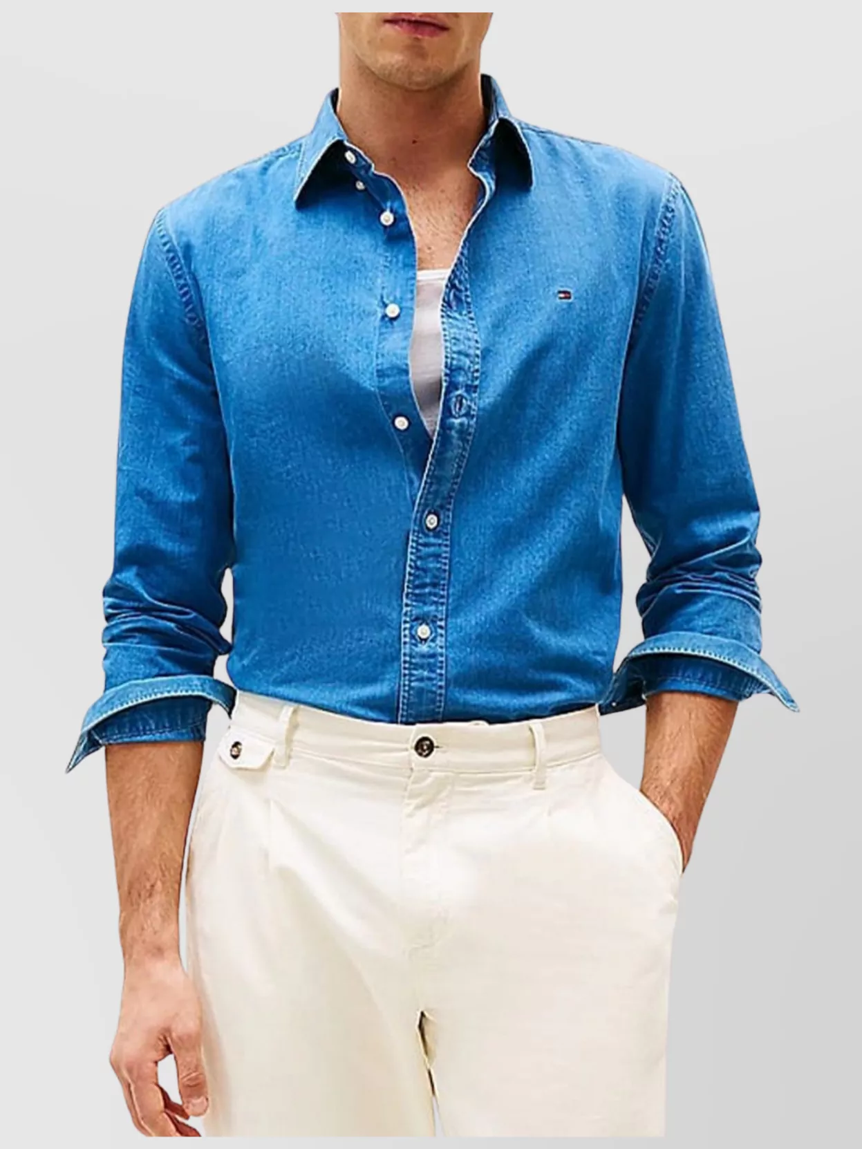Tommy Hilfiger Shirt Collared Long Sleeves