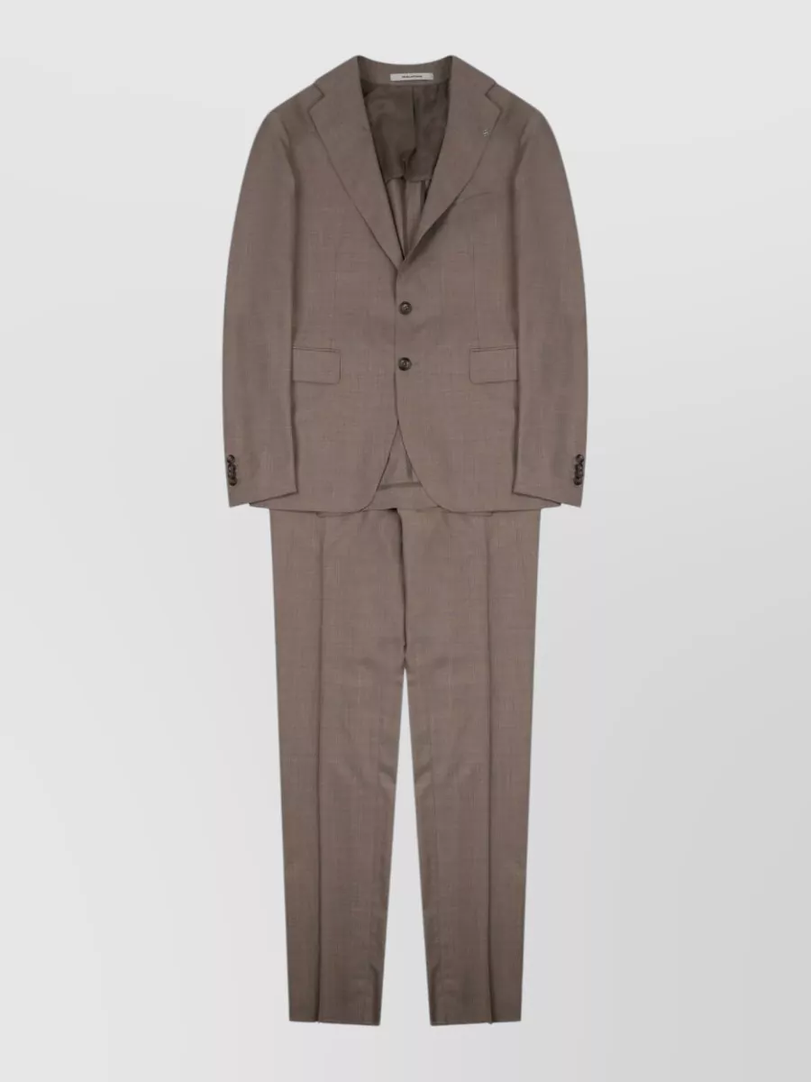 Tagliatore wool silk single breasted suit