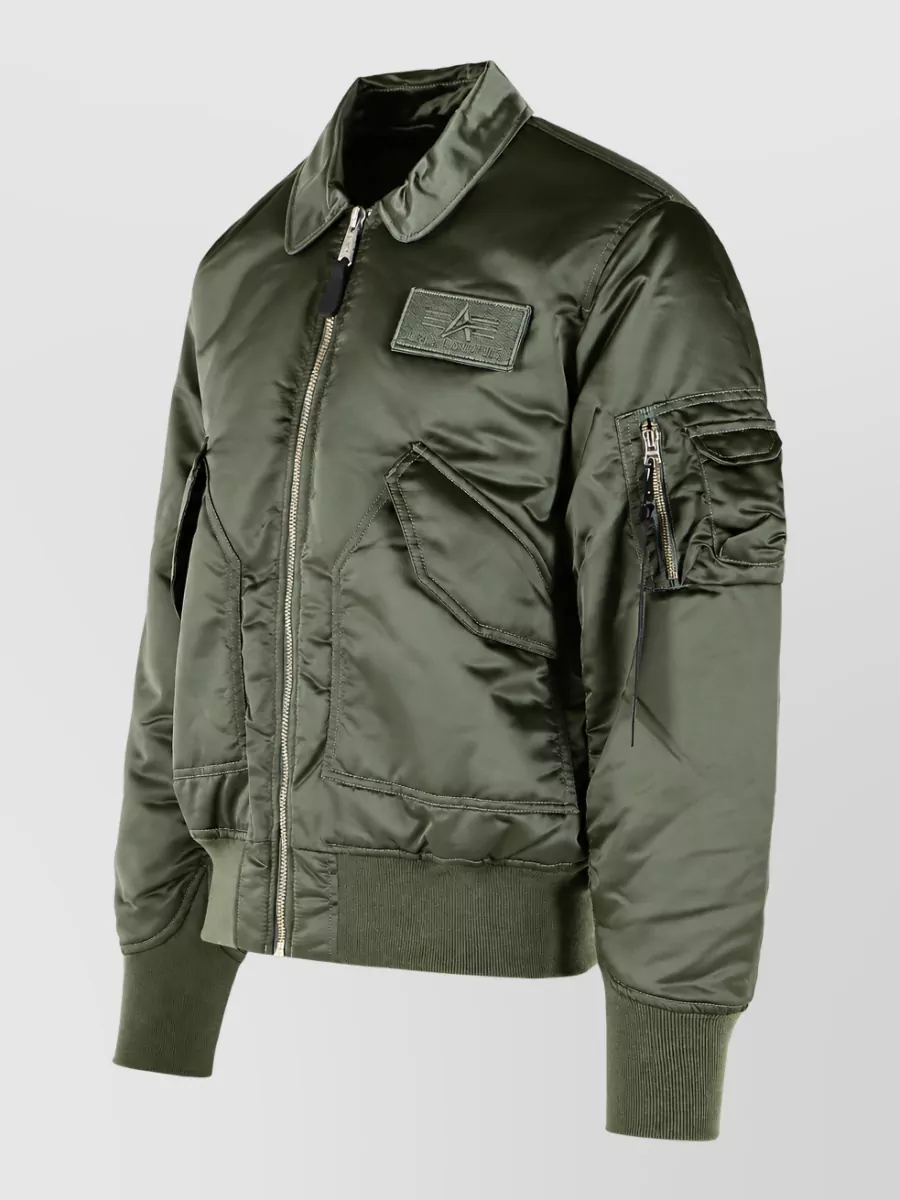 Alpha Industries Nylon padded bomber jacket