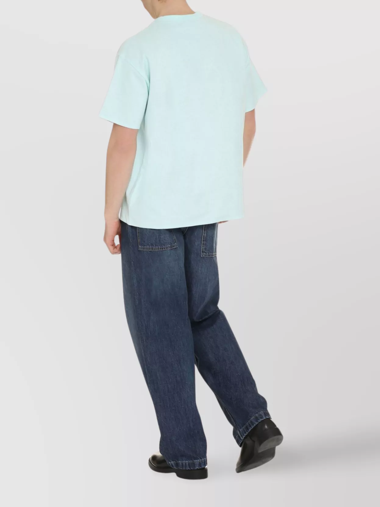 Bottega Veneta Ribbed Collar Crew-Neck T-Shirt