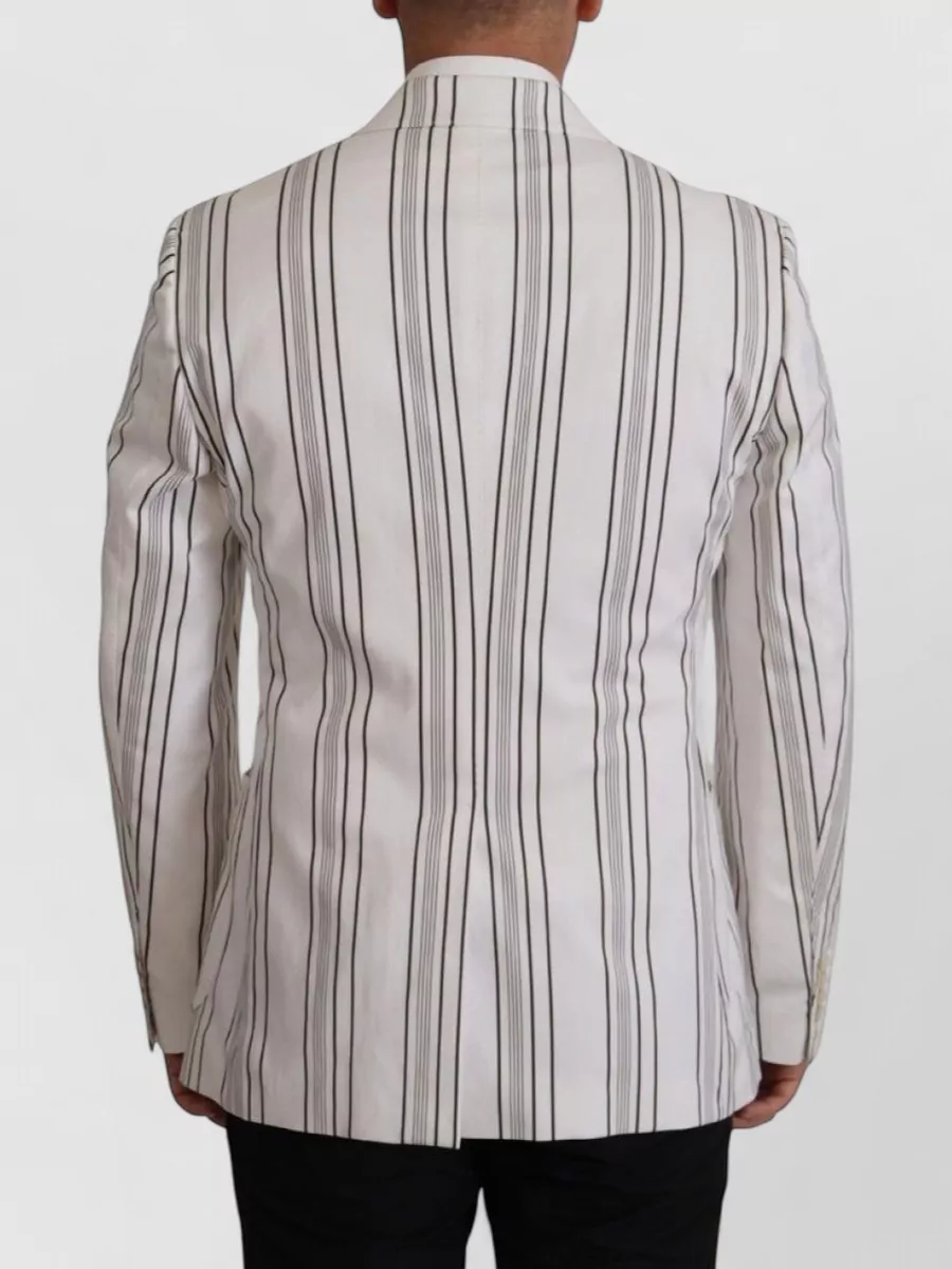 Dolce&Gabbana Striped Single-Breasted Blazer