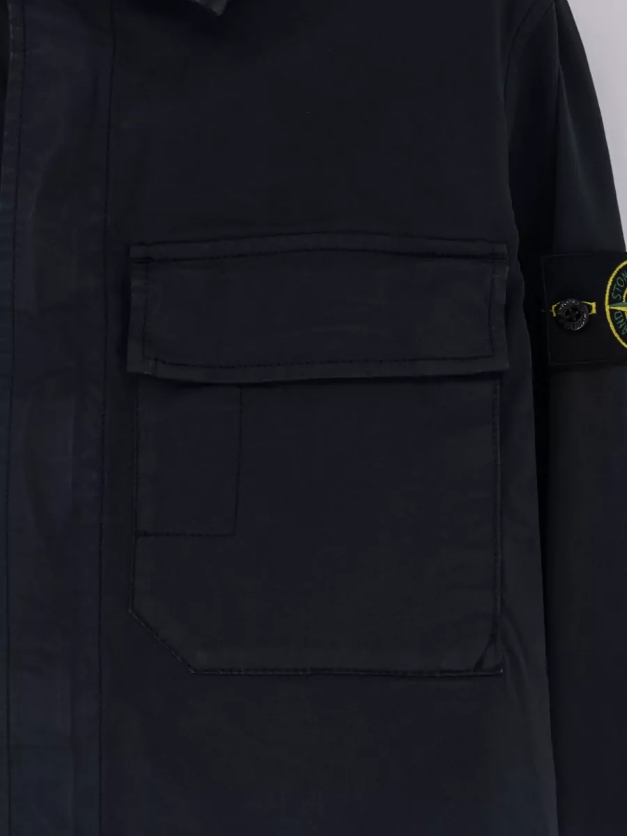 Stone Island Organic Cotton Regular-Fit Shirt Jacket