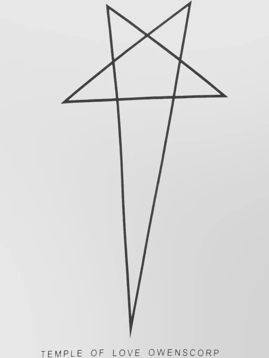 Rick Owens Drkshdw Womens Cotton T Shirt Round Neckline Graphic Print