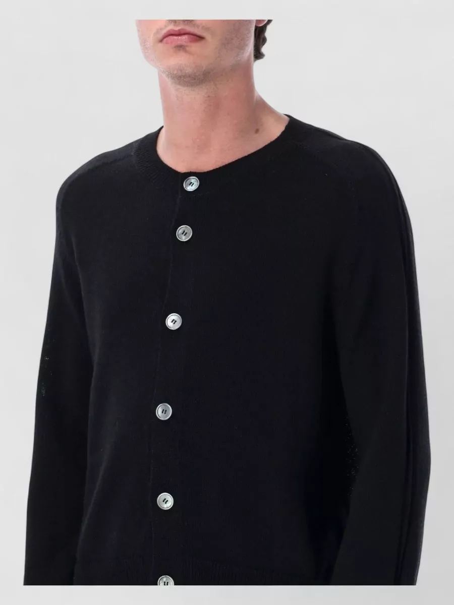 Our Legacy Linen Wool Cotton Relaxed-Fit Cardigan