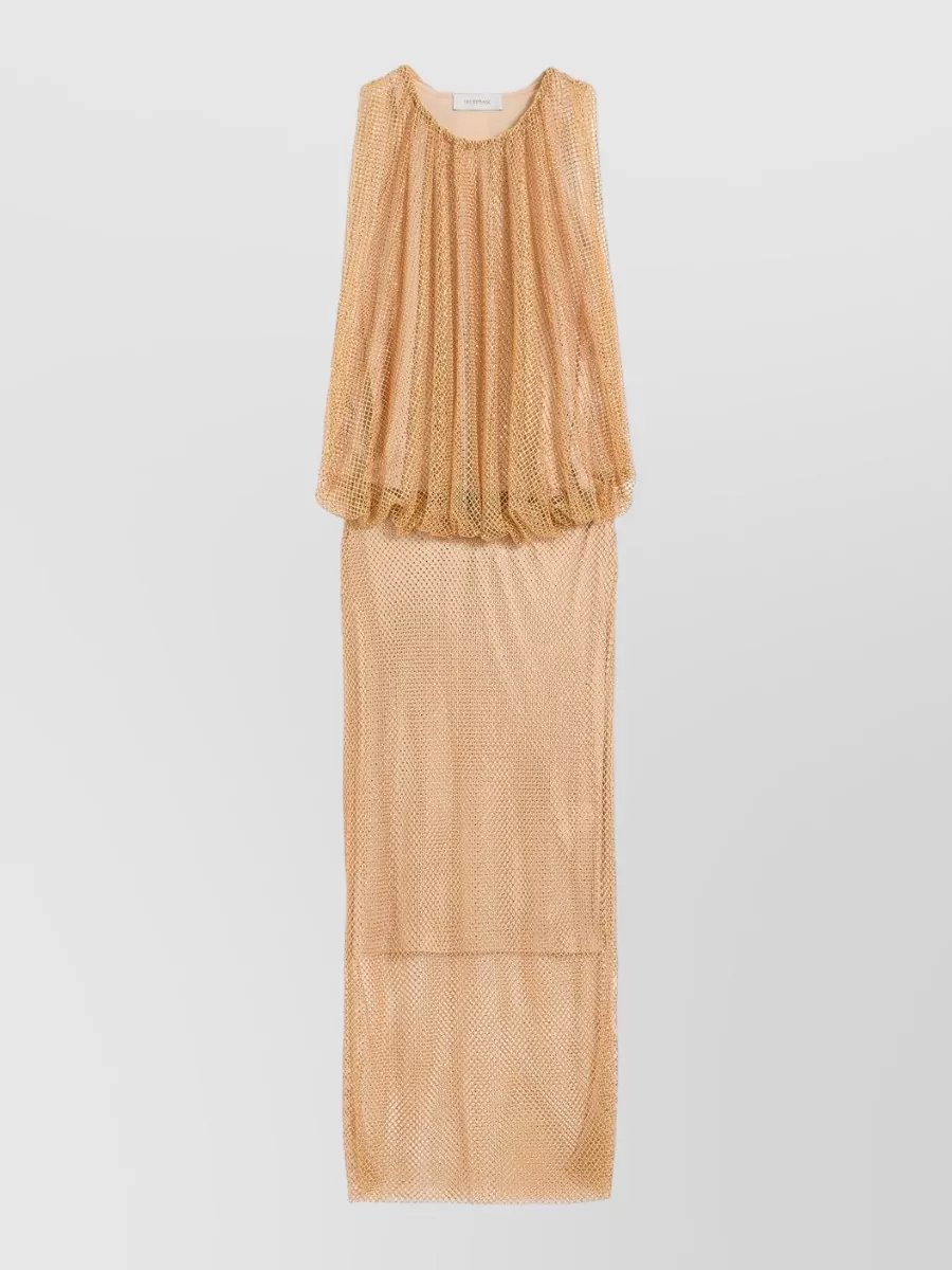 Sportmax sleeveless crystal-embellished maxi dress