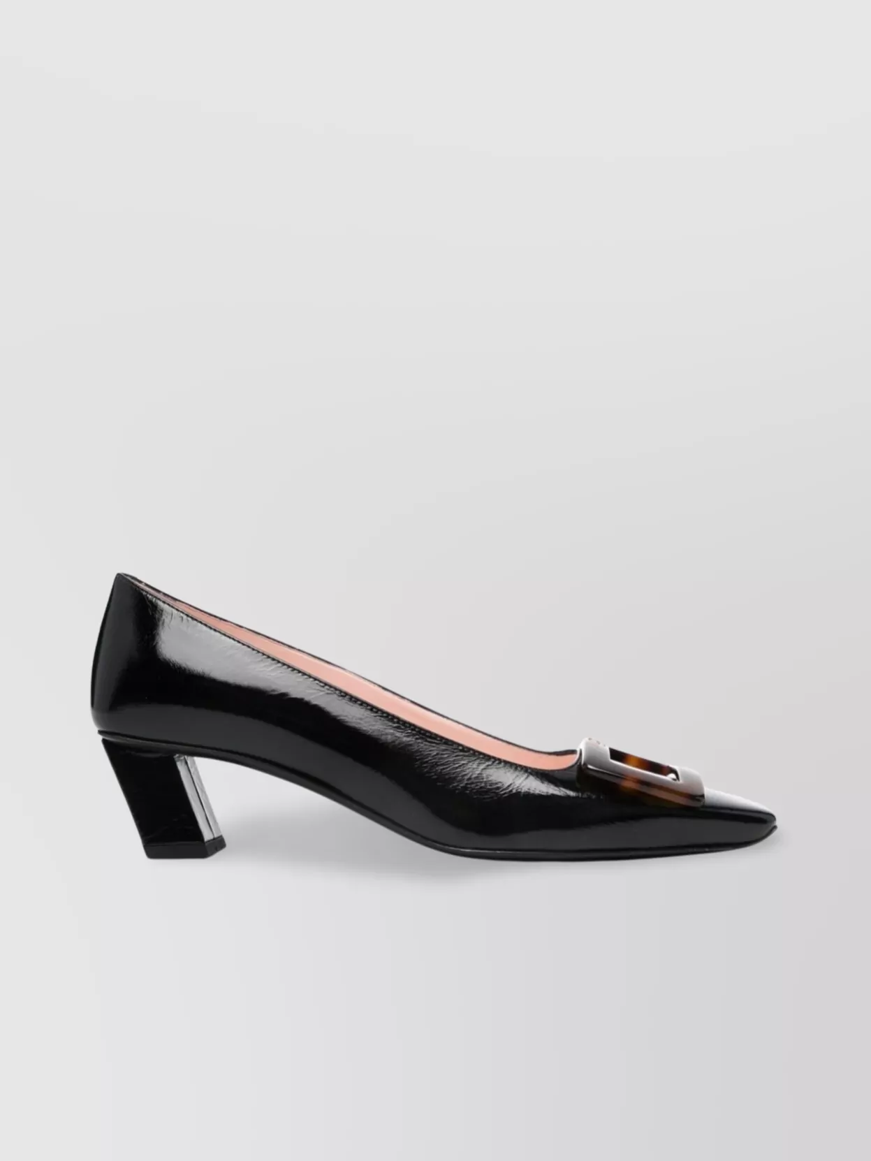 Roger Vivier Leather Pumps Square Buckle Detail