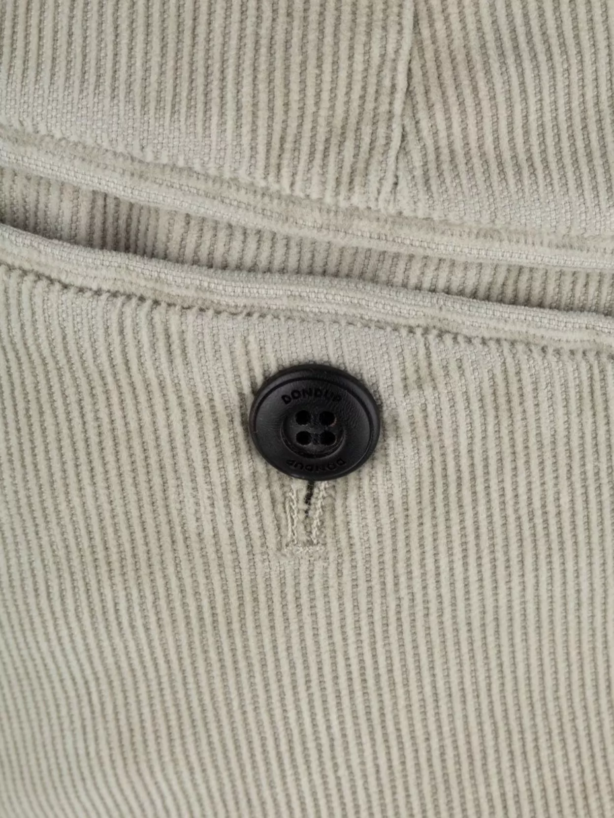Dondup Trousers With Belt Loops And Pockets In Silver