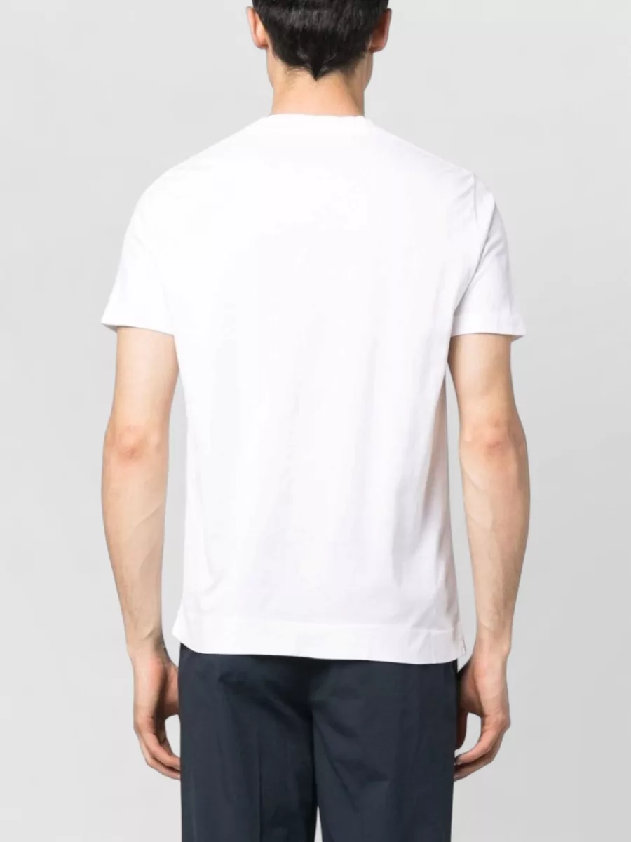 Finamore 1925 Napoli Cotton Crew Neck Short Sleeve T-Shirt
